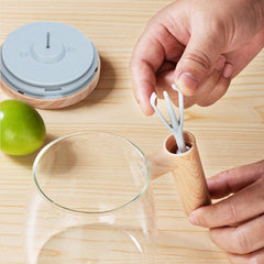 Self-Stirring 400ml Glass Coffee Mug – Electric Mixing Cup