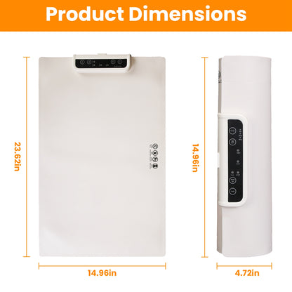 Electric Food Warming Tray | Roll-Up Smart Heating Pad with 3 Temperature Levels & Auto Timer for Buffet, Parties & Family Meals