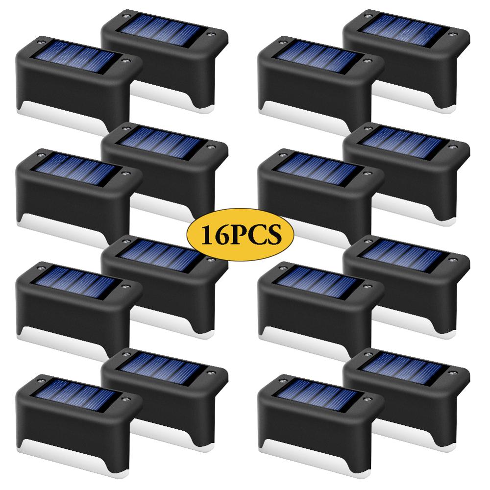 Solar Waterproof LED Step Light – Outdoor Garden Wall Lamp