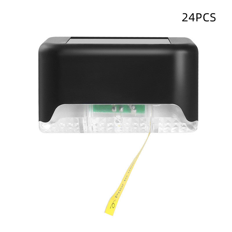 Solar Waterproof LED Step Light – Outdoor Garden Wall Lamp