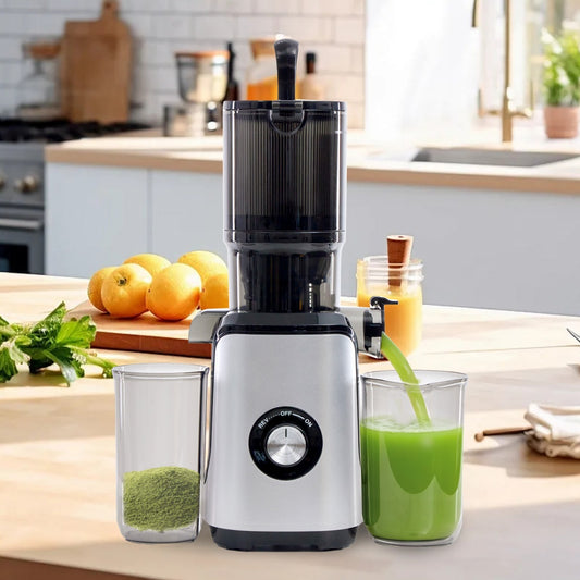 Cold Juicer, Chewable Juicer, Wide Feeding Trough For Easy Cleaning, Suitable For Whole Vegetables And Fruits